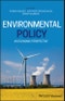 Environmental Policy. An Economic Perspective. Edition No. 1 - Product Image