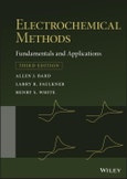 Electrochemical Methods. Fundamentals and Applications. Edition No. 3- Product Image