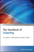 The Handbook of Listening. Edition No. 1. Handbooks in Communication and Media- Product Image