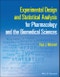 Experimental Design and Statistical Analysis for Pharmacology and the Biomedical Sciences. Edition No. 1 - Product Image
