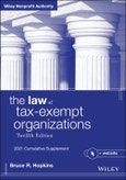 The Law of Tax-Exempt Organizations, + Website. 2021 Cumulative Supplement. 12th Edition- Product Image
