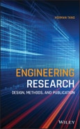 Engineering Research. Design, Methods, and Publication. Edition No. 1- Product Image