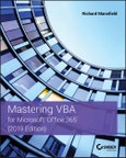 Mastering VBA for Microsoft Office 365. 2019 Edition- Product Image