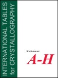 International Tables for Crystallography, Set, Volumes A - H. 9 Volumes, 6th Edition. IUCr Series. International Tables for Crystallography- Product Image