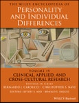 The Wiley Encyclopedia of Personality and Individual Differences, Clinical, Applied, and Cross-Cultural Research. Volume 4- Product Image