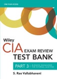 Wiley CIA 2023 Test Bank Part 3: Business Knowledge for Internal Auditing (1-year access). Edition No. 1- Product Image