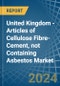 United Kingdom - Articles of Cellulose Fibre-Cement, not Containing Asbestos - Market Analysis, Forecast, Size, Trends and Insights - Product Thumbnail Image