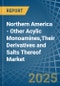 Northern America - Other Acylic Monoamines,Their Derivatives and Salts Thereof - Market Analysis, Forecast, Size, Trends and Insights - Product Image