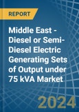 Middle East - Diesel or Semi-Diesel Electric Generating Sets of Output under 75 kVA - Market Analysis, Forecast, Size, Trends and Insights- Product Image