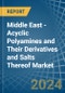 Middle East - Acyclic Polyamines and Their Derivatives and Salts Thereof (Excl. Hexamethylenediamine and Ethylenediamine) - Market Analysis, Forecast, Size, Trends and Insights - Product Image