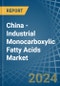China - Industrial Monocarboxylic Fatty Acids - Market Analysis, Forecast, Size, Trends and Insights - Product Thumbnail Image