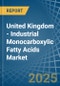 United Kingdom - Industrial Monocarboxylic Fatty Acids - Market Analysis, Forecast, Size, Trends and Insights - Product Thumbnail Image