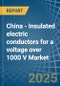 China - Insulated electric conductors for a voltage over 1000 V - Market analysis, forecast, Size, Trends and Insights - Product Image