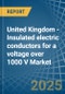 United Kingdom - Insulated electric conductors for a voltage over 1000 V - Market analysis, forecast, Size, Trends and Insights - Product Thumbnail Image