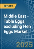 Middle East - Table Eggs, excluding Hen Eggs - Market Analysis, Forecast, Size, Trends and Insights- Product Image