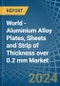 World - Aluminium Alloy Plates, Sheets and Strip of Thickness over 0.2 mm - Market Analysis, Forecast, Size, Trends and Insights - Product Thumbnail Image