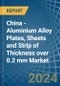 China - Aluminium Alloy Plates, Sheets and Strip of Thickness over 0.2 mm - Market Analysis, Forecast, Size, Trends and Insights - Product Thumbnail Image