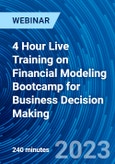 4 Hour Live Training on Financial Modeling Bootcamp for Business Decision Making - Webinar (Recorded)- Product Image