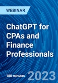 ChatGPT for CPAs and Finance Professionals - Webinar (Recorded)- Product Image