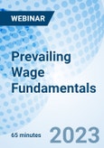 Prevailing Wage Fundamentals - Webinar (Recorded)- Product Image