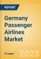 Germany Passenger Airlines Market Size by Passenger Type (Business and Leisure), Airline Categories (Low Cost, Full Service, Charter), Seats, Load Factor, Passenger Kilometres, and Forecast to 2026 - Product Image