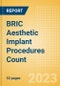 BRIC Aesthetic Implant Procedures Count by Segments (Breast Implant Procedures, Facial Implant Procedures and Penile Implant Procedures) and Forecast to 2030 - Product Image