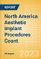 North America Aesthetic Implant Procedures Count by Segments (Breast Implant Procedures, Facial Implant Procedures and Penile Implant Procedures) and Forecast to 2030 - Product Image