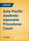 Asia-Pacific (APAC) Aesthetic Injectable Procedures Count by Segments (Botulinum Toxin Type A Procedures, Hyaluronic Acid Filler Procedures and Non-Hyaluronic Acid Filler Procedures) and Forecast to 2030 - Product Thumbnail Image