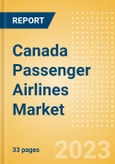 Canada Passenger Airlines Market Size by Passenger Type (Business and Leisure), Airline Categories (Low Cost, Full Service, Charter), Seats, Load Factor, Passenger Kilometres, and Forecast to 2026- Product Image