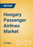 Hungary Passenger Airlines Market Size by Passenger Type (Business and Leisure), Airline Categories (Low Cost, Full Service, Charter), Seats, Load Factor, Passenger Kilometres, and Forecast to 2026- Product Image