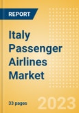 Italy Passenger Airlines Market Size by Passenger Type (Business and Leisure), Airline Categories (Low Cost, Full Service, Charter), Seats, Load Factor, Passenger Kilometres, and Forecast to 2026- Product Image