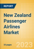 New Zealand Passenger Airlines Market Size by Passenger Type (Business and Leisure), Airline Categories (Low Cost, Full Service, Charter), Seats, Load Factor, Passenger Kilometres, and Forecast to 2026- Product Image