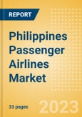 Philippines Passenger Airlines Market Size by Passenger Type (Business and Leisure), Airline Categories (Low Cost, Full Service, Charter), Seats, Load Factor, Passenger Kilometres, and Forecast to 2026- Product Image