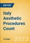 Italy Aesthetic Procedures Count by Segments (Aesthetic Injectable Procedures and Aesthetic Implant Procedures) and Forecast to 2030 - Product Thumbnail Image