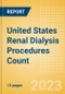 United States (US) Renal Dialysis Procedures Count by Segments (Number of Hemodialysis Procedures and Number of Peritoneal Dialysis Procedures) and Forecast to 2030 - Product Thumbnail Image