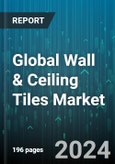 Global Wall & Ceiling Tiles Market by Material (Gypsum, Metal, Mineral Wool), End-use (Commercial, Residential) - Forecast 2024-2030- Product Image