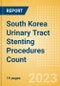 South Korea Urinary Tract Stenting Procedures Count by Segments (Prostatic Stenting Procedures, Ureteral Stenting Procedures and Urethral Stenting Procedures) and Forecast to 2030 - Product Image