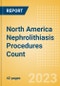 North America Nephrolithiasis Procedures Count by Segments (Nephrolithiasis Procedures Using Uretoscopy, Percutaneous Nephrolithotomy Procedures and Shock Wave Lithotripsy Procedures) and Forecast to 2030 - Product Image