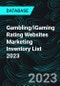Gambling/iGaming Rating Websites Marketing Inventory List 2023 - Product Image