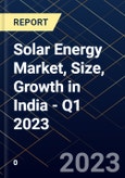 Solar Energy Market, Size, Growth in India - Q1 2023- Product Image