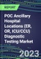 2023 POC Ancillary Hospital Locations (ER, OR, ICU/CCU) Diagnostic Testing Market: 2022 Supplier Shares and 2022-2027 Segment Forecasts by Test, Competitive Intelligence, Emerging Technologies, Instrumentation and Opportunities for Suppliers - Product Image