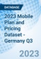 2023 Mobile Plan and Pricing Dataset - Germany Q3 - Product Thumbnail Image