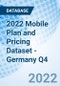 2022 Mobile Plan and Pricing Dataset - Germany Q4 - Product Thumbnail Image
