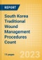 South Korea Traditional Wound Management Procedures Count by Segments (Procedures Performed Using Traditional Wound Care Dressings) and Forecast to 2030 - Product Thumbnail Image