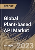 Global Plant-based API Market Size, Share & Industry Trends Analysis Report By End-use (Pharmaceuticals, Nutraceuticals, and Herbal Based Industries & Others), By Molecule Type, By Regional Outlook and Forecast, 2023 - 2030- Product Image