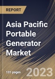 Asia Pacific Portable Generator Market Size, Share & Industry Trends Analysis Report By Application, By End User, By Power Rating, By Product Type (Conventional Generator, and Inverter Generator), By Fuel, By Country and Growth Forecast, 2023 - 2030- Product Image
