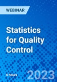 Statistics for Quality Control - Webinar (Recorded)- Product Image