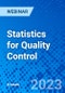 Statistics for Quality Control - Webinar (Recorded) - Product Image