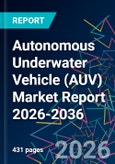 Autonomous Underwater Vehicle (AUV) Market Report 2026-2036- Product Image