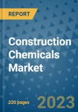 Construction Chemicals Market - Global Industry Analysis, Size, Share, Growth, Trends, and Forecast 2023-2030 - By Product, Technology, Grade, Application, End-user and Region (North America, Europe, Asia Pacific, Latin America and Middle East and Africa)- Product Image